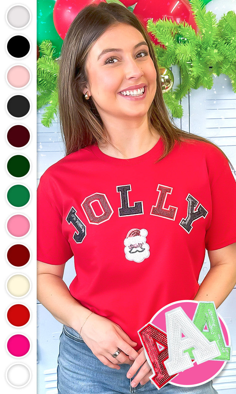 Jolly Sequin Graphic T-Shirt