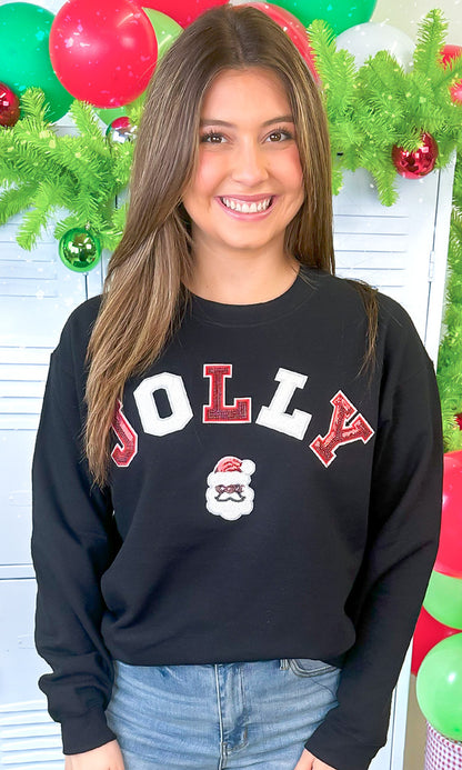 Jolly Sequin Graphic Sweatshirt