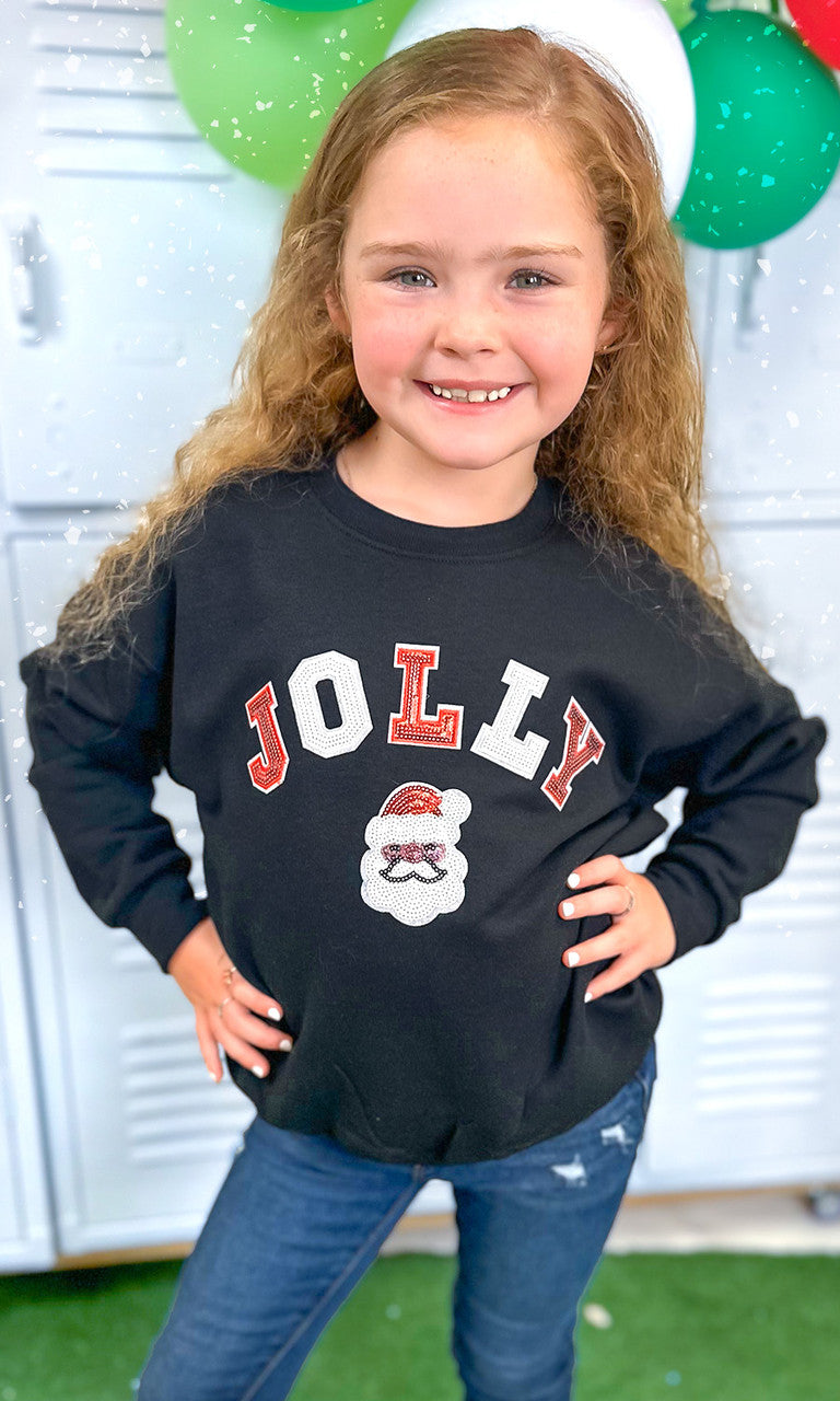 Jolly Sequin Graphic Sweatshirt