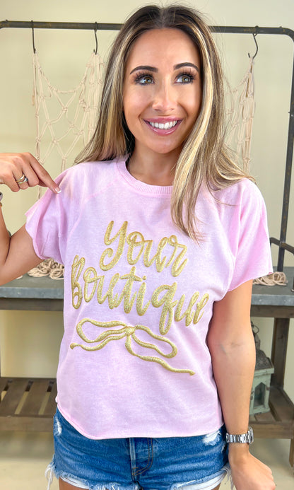 Jumbo Script Custom Puff Edgy Graphic Shirt