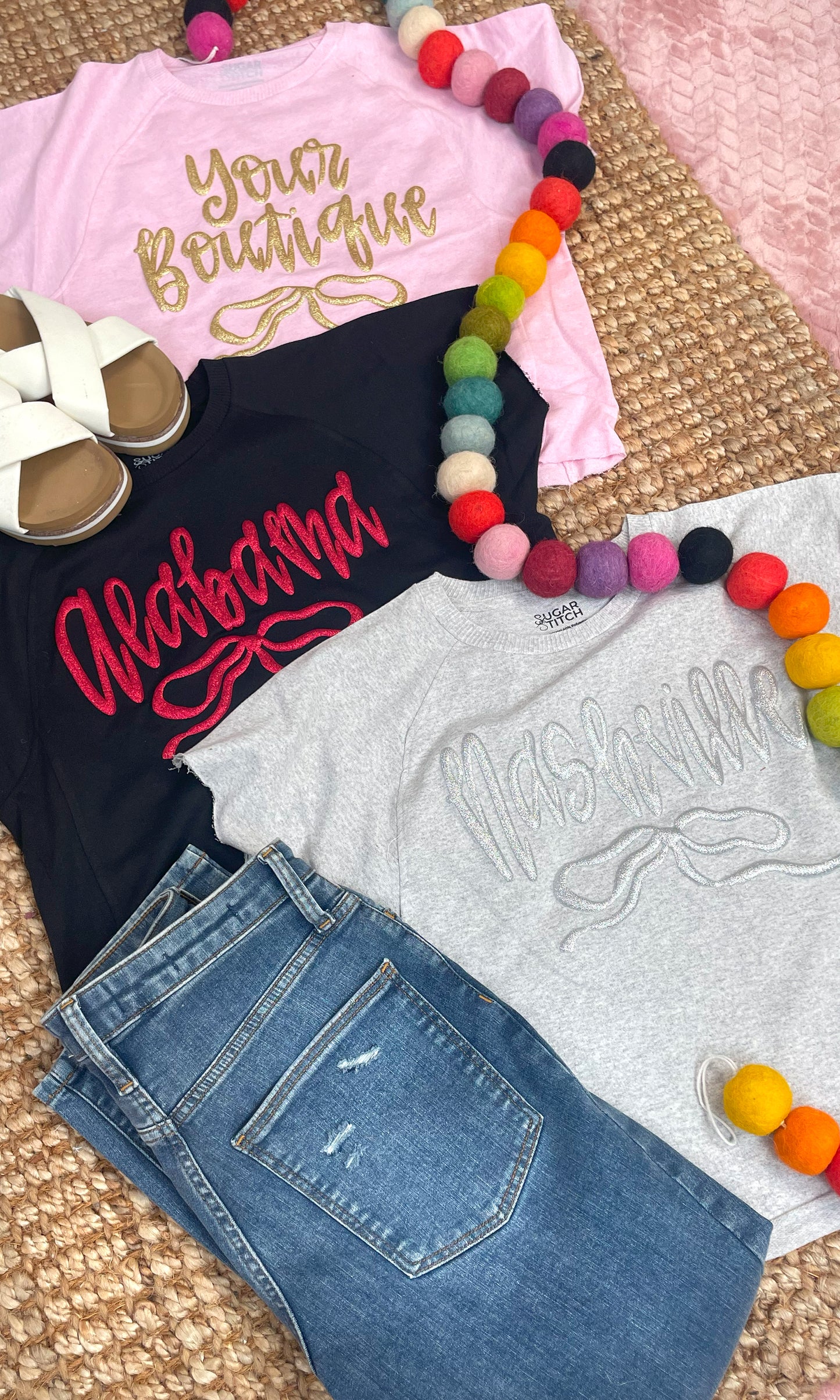 Jumbo Script Custom Puff Edgy Graphic Shirt