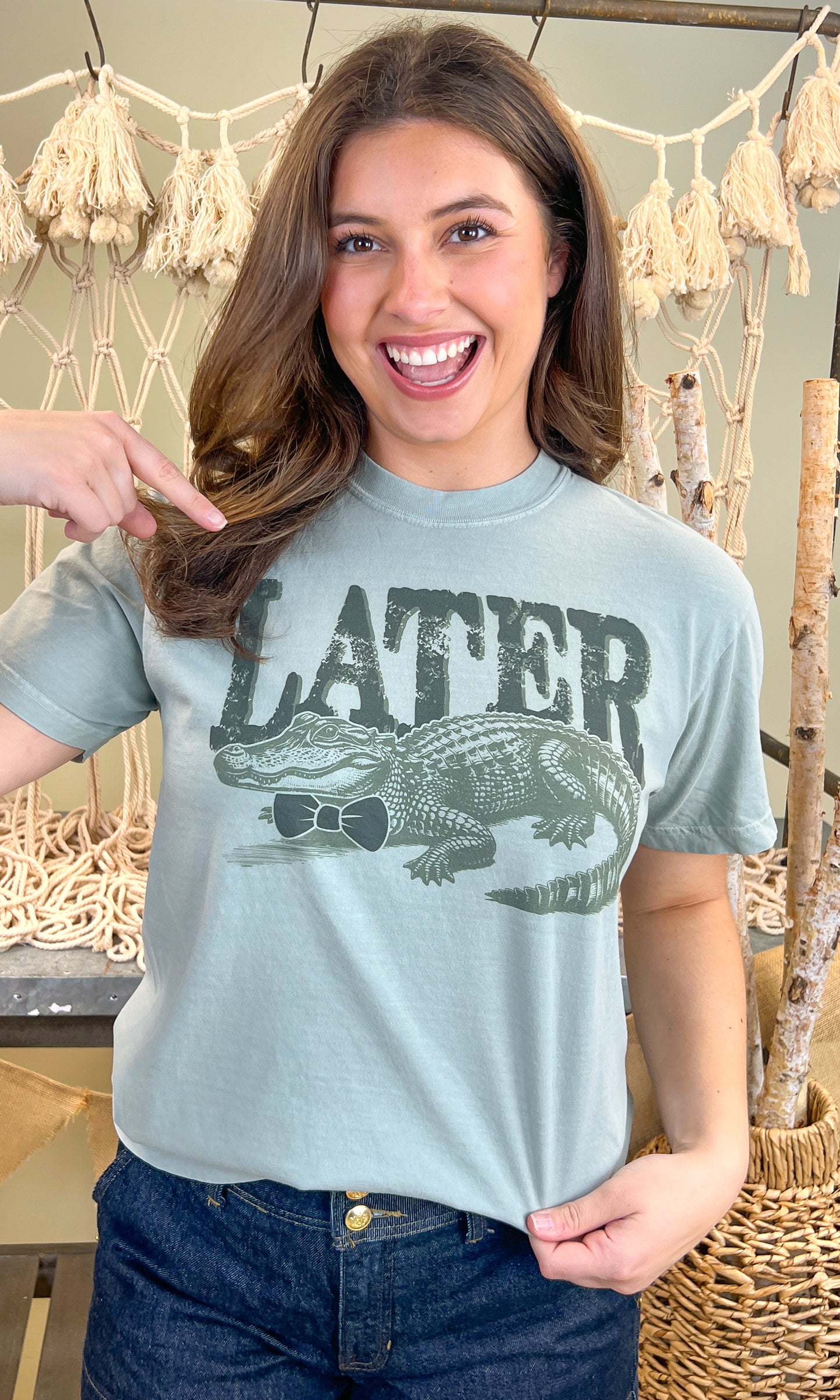 Later Gator Comfort Color Graphic T-Shirt