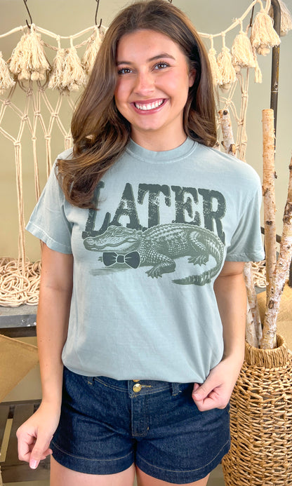 Later Gator Comfort Color Graphic T-Shirt