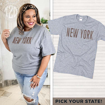 Leopard State T-Shirt