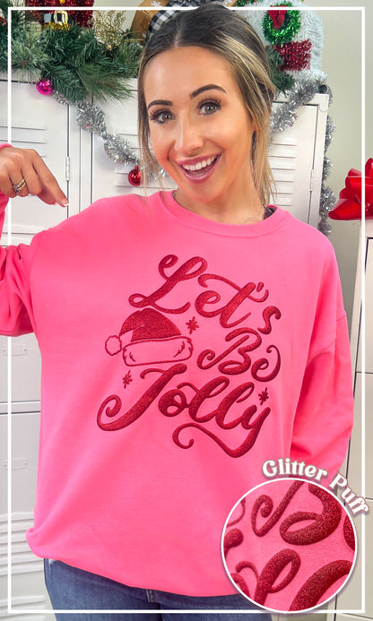Let's Be Jolly Christmas Graphic Sweatshirt