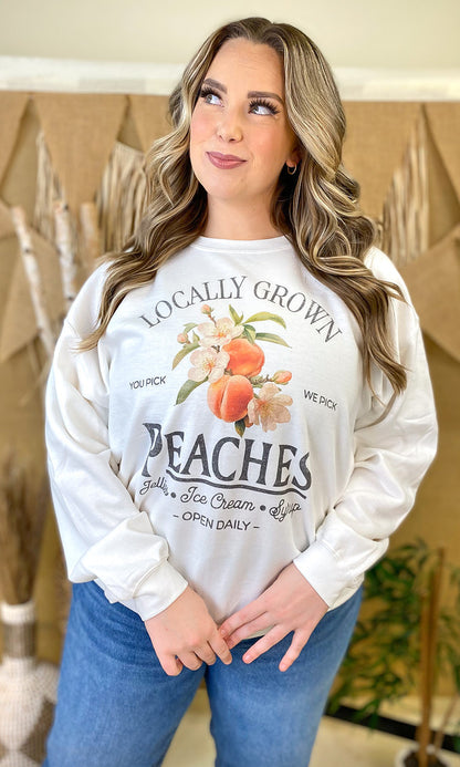 Locally Grown Fruit Graphic Sweatshirt