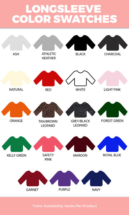 Custom Mascot Sequin Long Sleeve Graphic T-Shirt