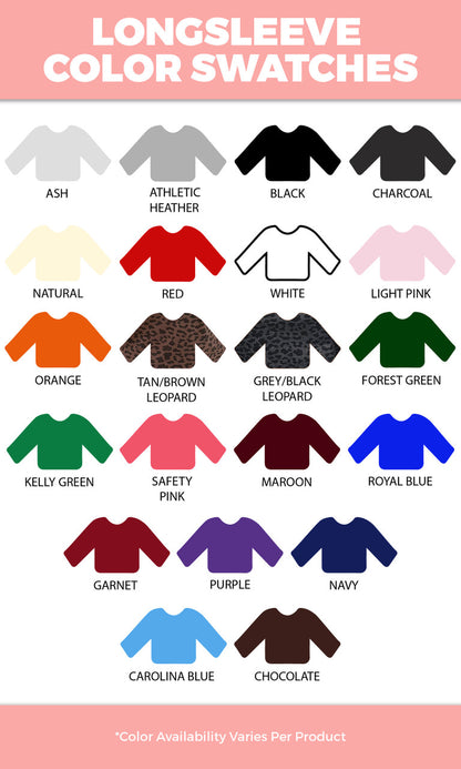 Sparkle Sequin Bow Graphic Long Sleeve T-Shirt