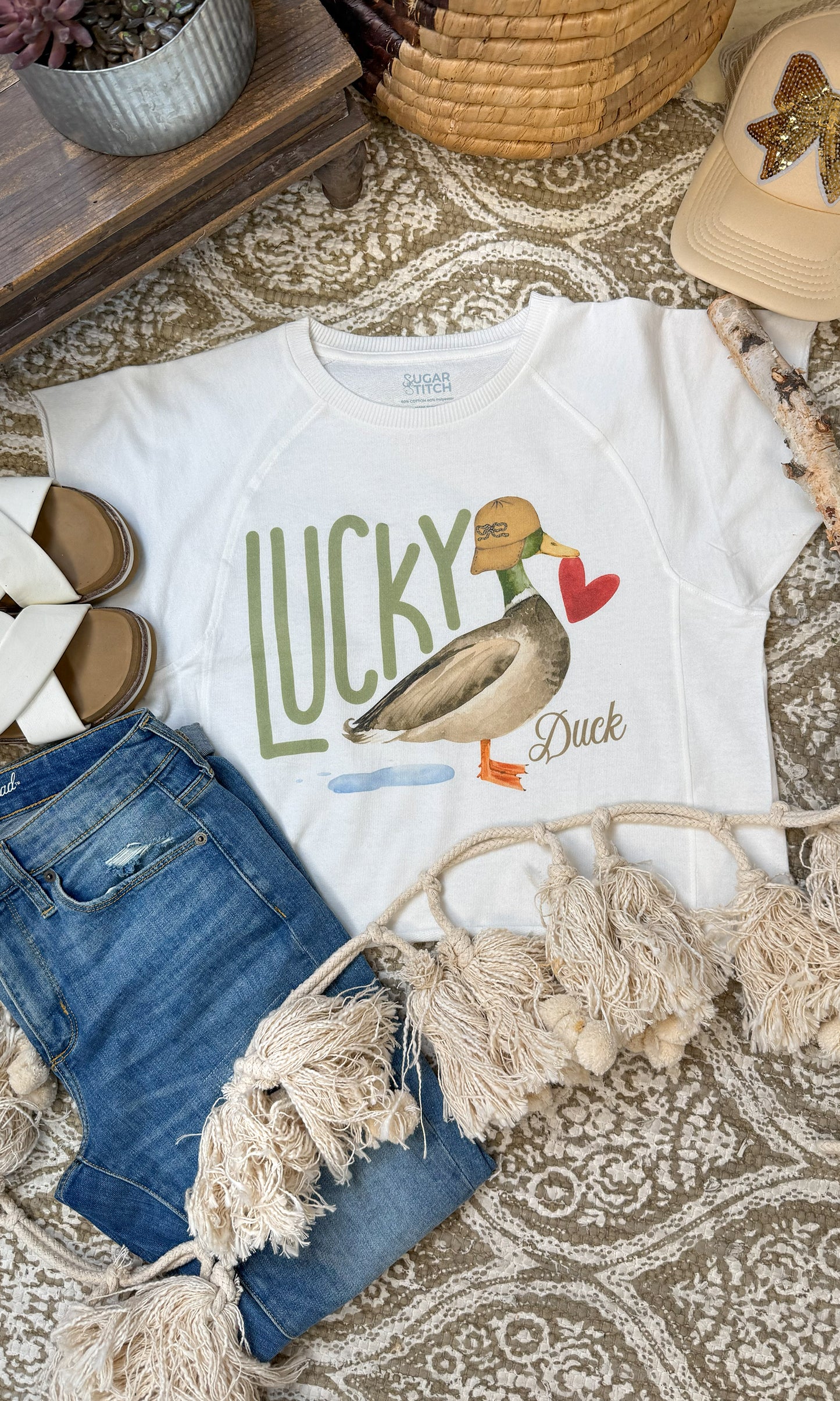 Lucky Duck Edgy Graphic Shirt