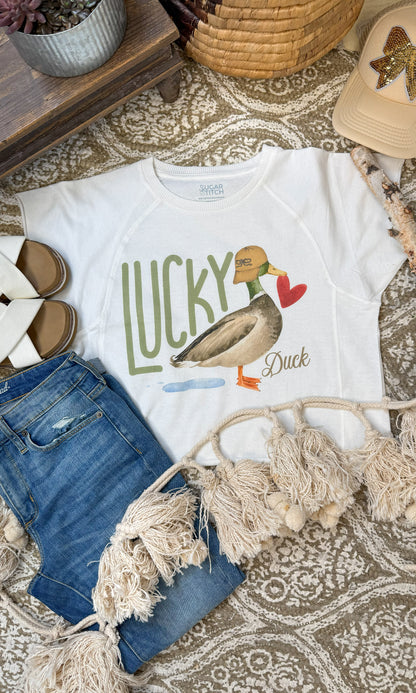 Lucky Duck Edgy Graphic Shirt