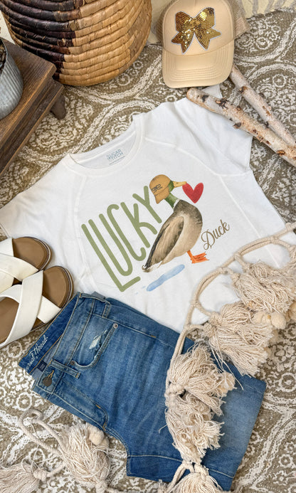 Lucky Duck Edgy Graphic Shirt