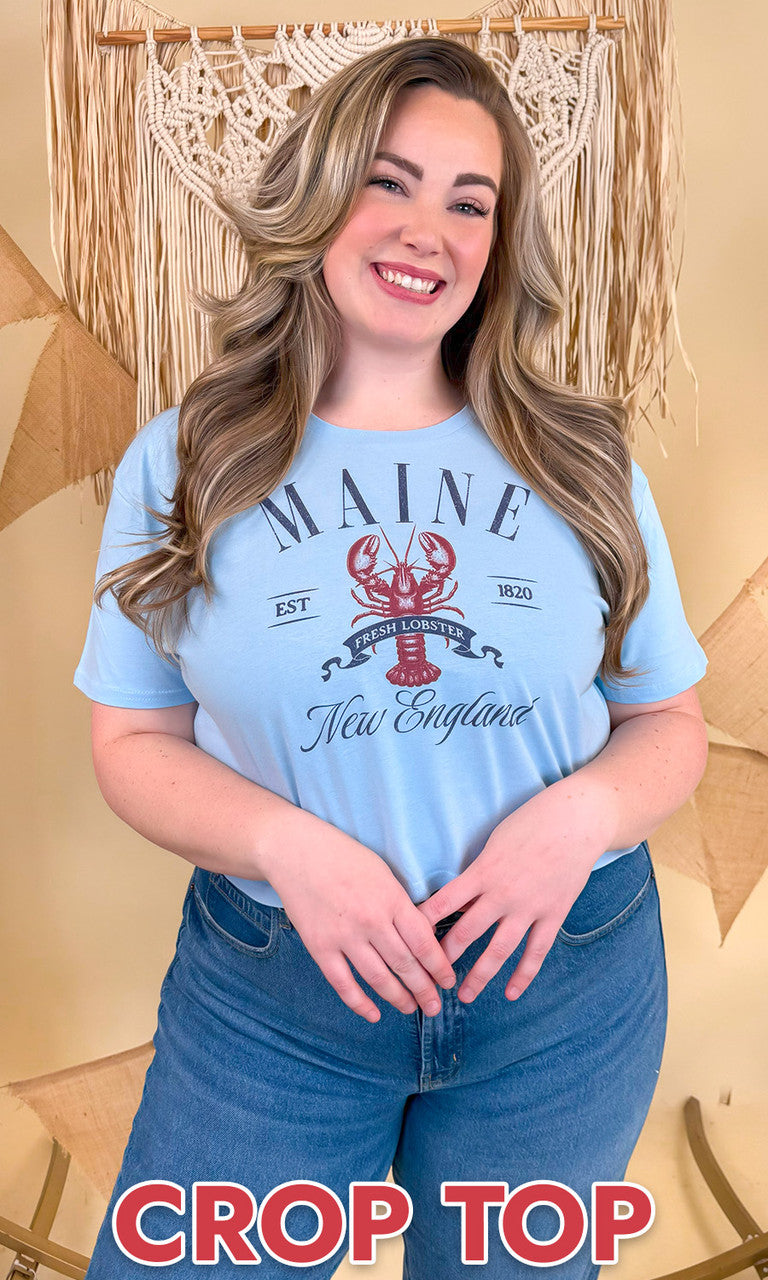 Maine New England Lobster Graphic