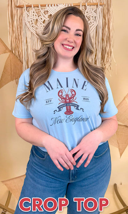 Maine New England Lobster Graphic