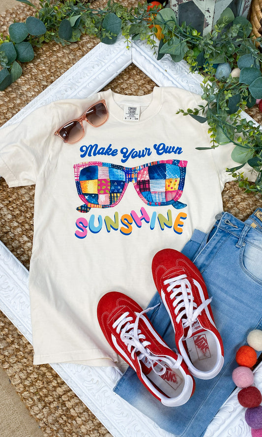 Make Your Own Sunshine Comfort Color Graphic T-Shirt