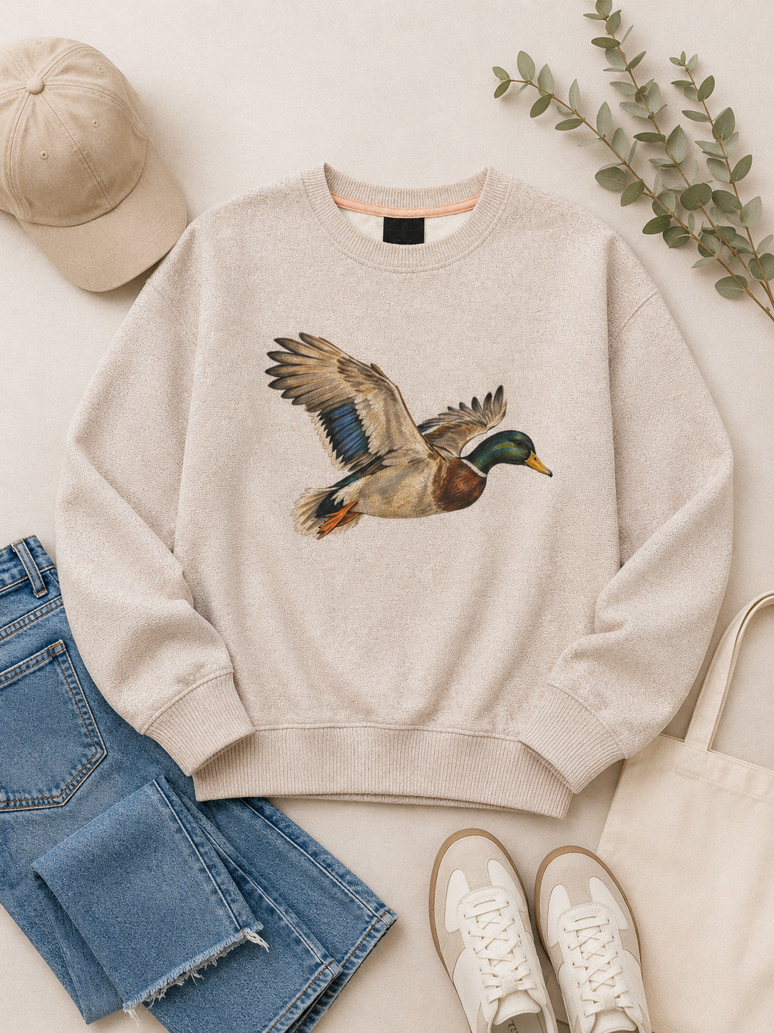 Mallard Duck Graphic Nantucket Sweatshirt