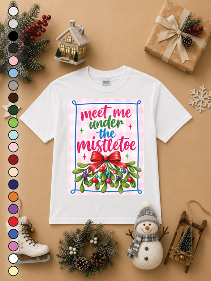 Meet Me Under The Mistletoe Graphic T-Shirt
