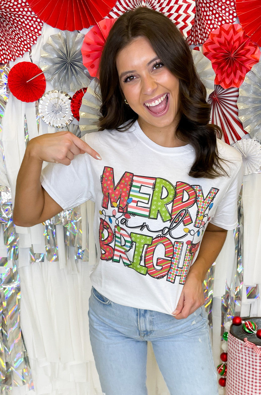 Merry and Bright Christmas T-Shirt