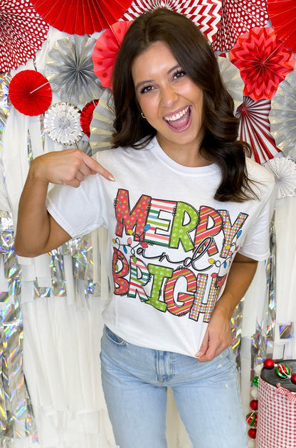 Merry and Bright Christmas T-Shirt