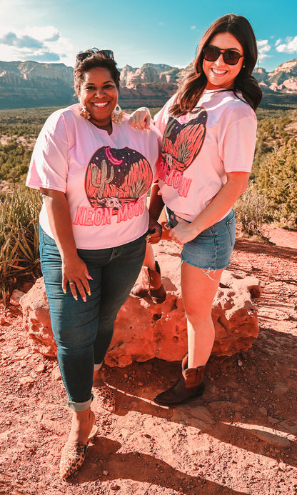 Neon Moon Graphic T-Shirt