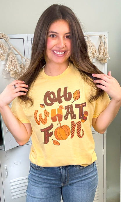 Oh What Fun Fall Graphic Shirt