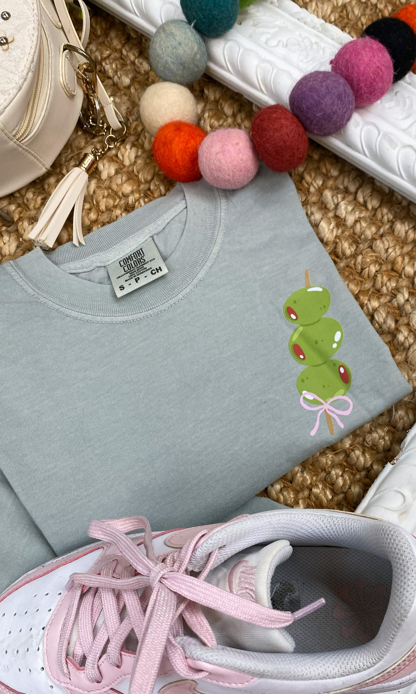 Olive You Comfort Color Graphic T-Shirt