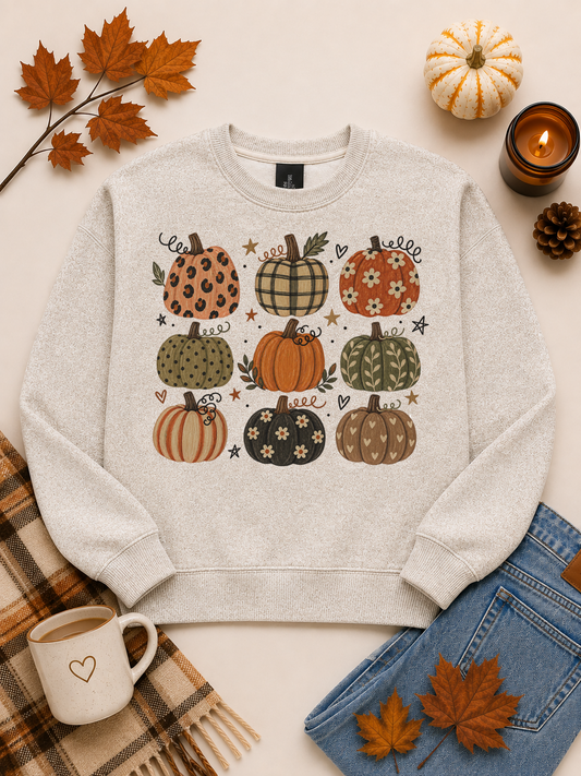 Painted Pumpkin Graphic Nantucket Sweatshirt