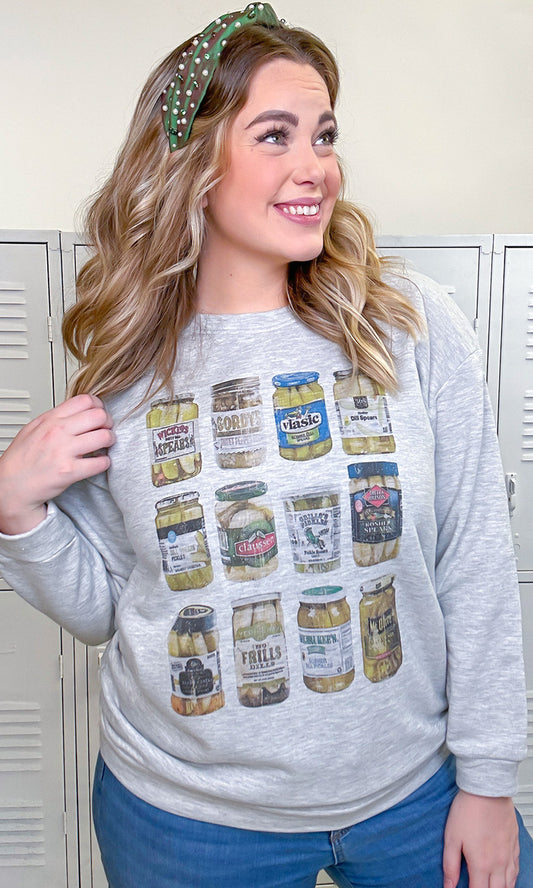 Pickle Obsessed Graphic Sweatshirt