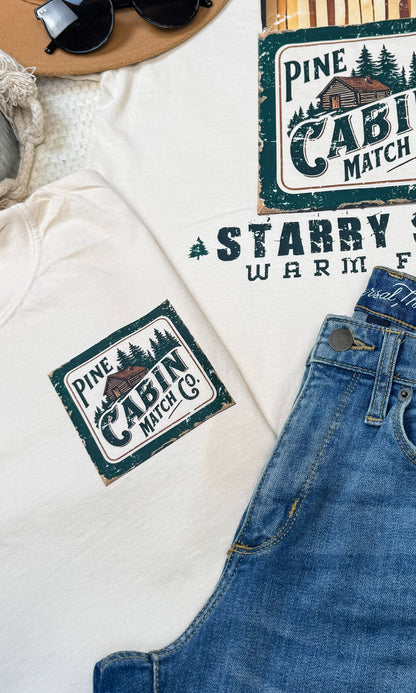 Pine Cabin Match Co. Comfort Color Graphic T-Shirt