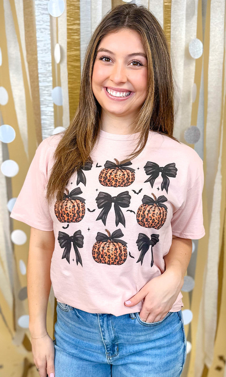 Pumpkin Bows Graphic Shirt