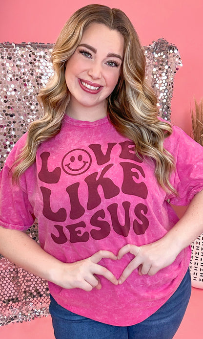 Love Like Jesus Mineral Washed Shirt