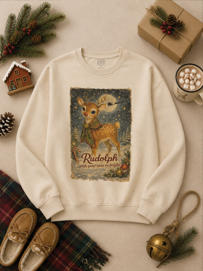 Rudolph with your Nose Graphic Sweatshirt