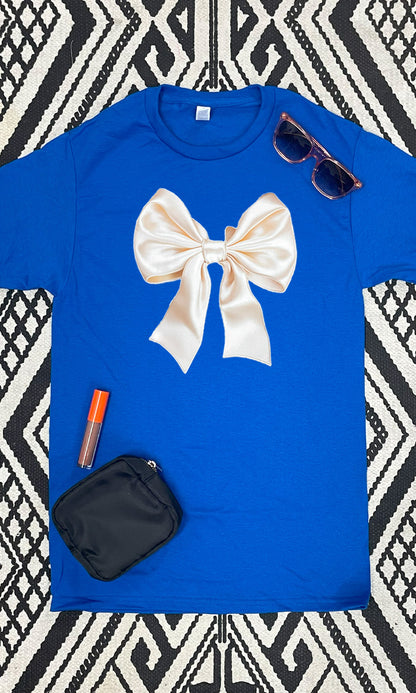 Satin Bow Graphic T-Shirt