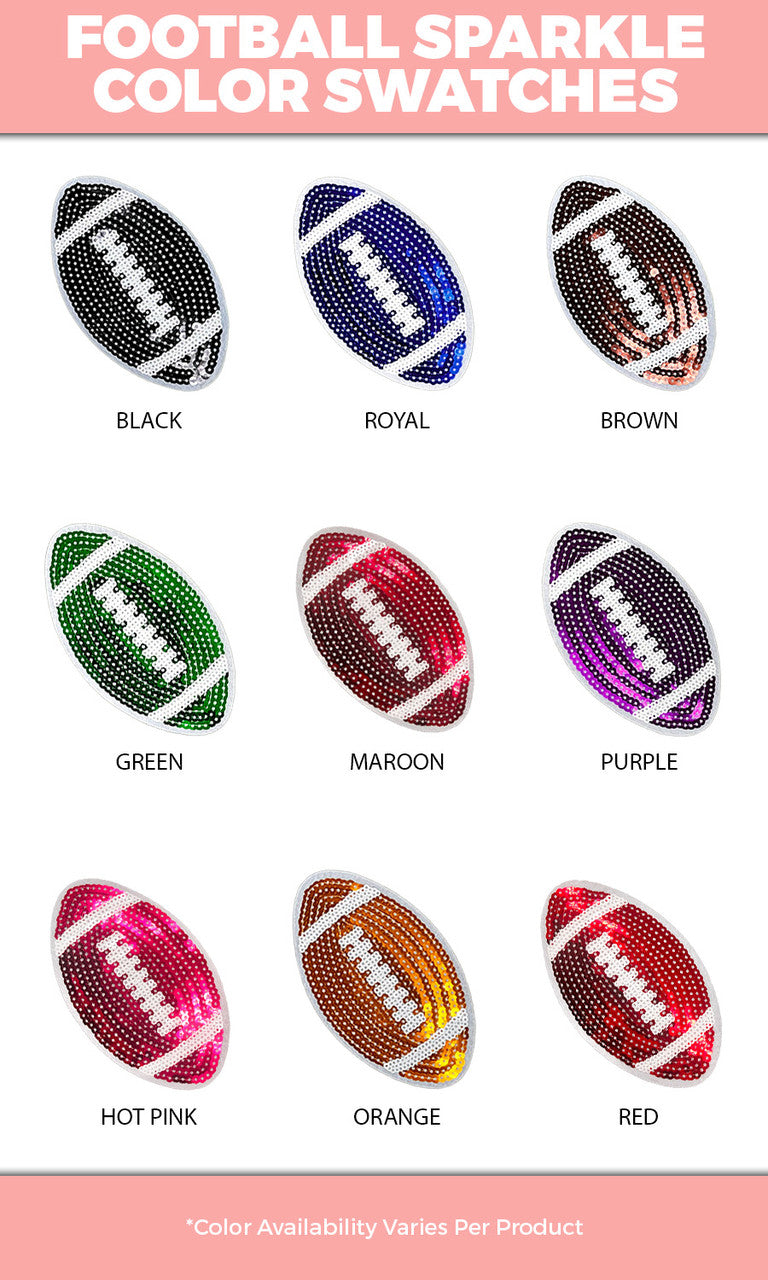 Touch Down Sequin Long Sleeve Graphic T-Shirt