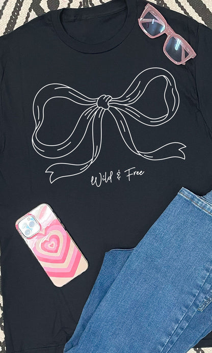 Simple Bow Graphic T-Shirt Custom