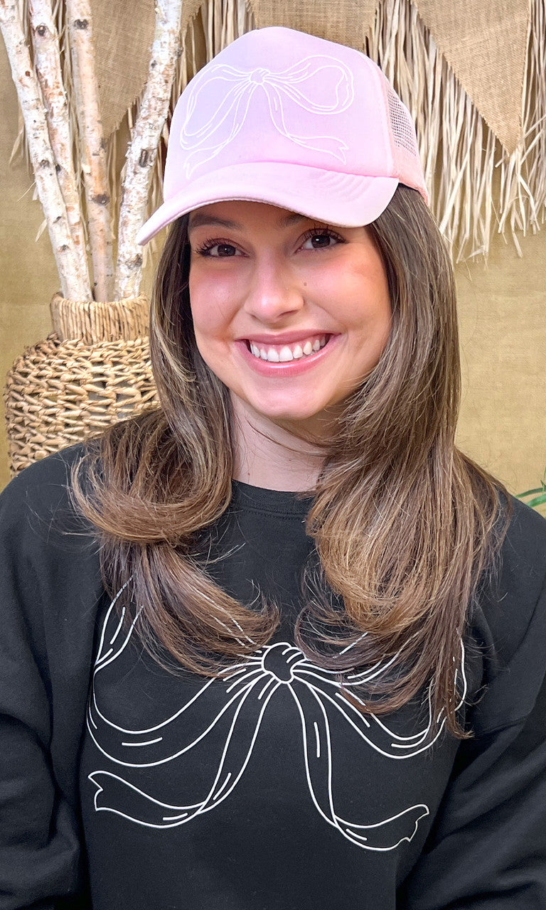 Simple Bow Trucker Hat