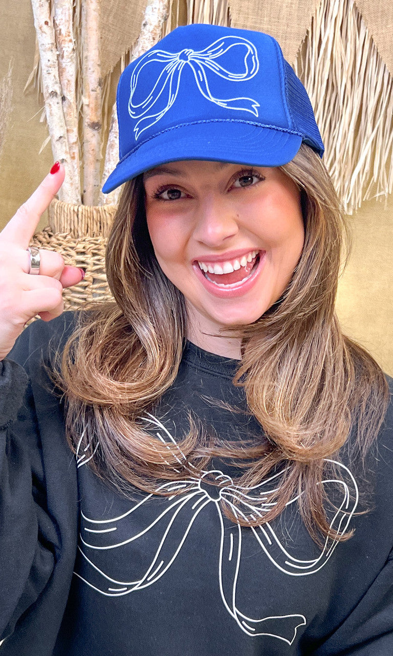 Simple Bow Trucker Hat