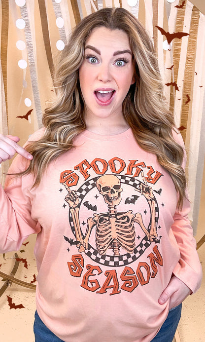 Spooky Season Graphic Long Sleeve T-Shirt