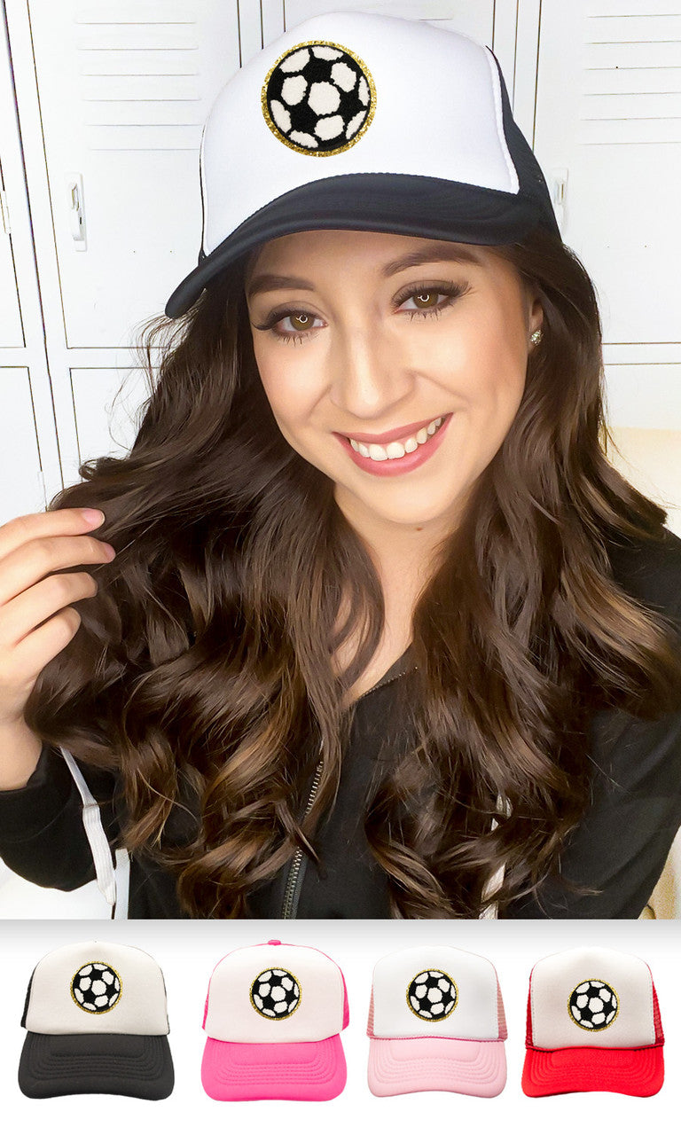 Soccer Ideal Chenille Trucker Hat
