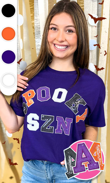 Spooky Season Sequin Graphic T-Shirt