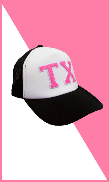 Soft Chenille State Trucker Hat