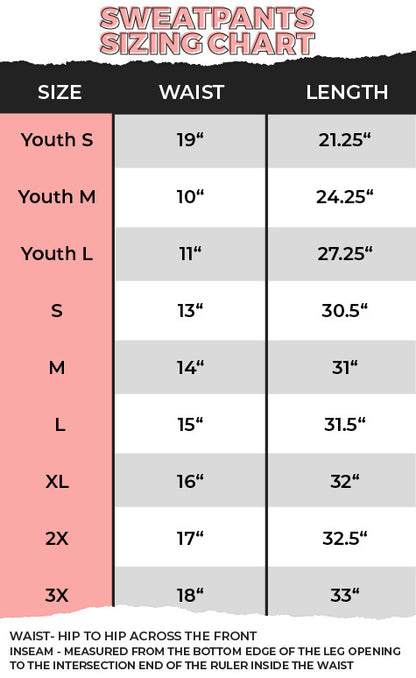 Simple Bow Graphic Sweatpants Custom