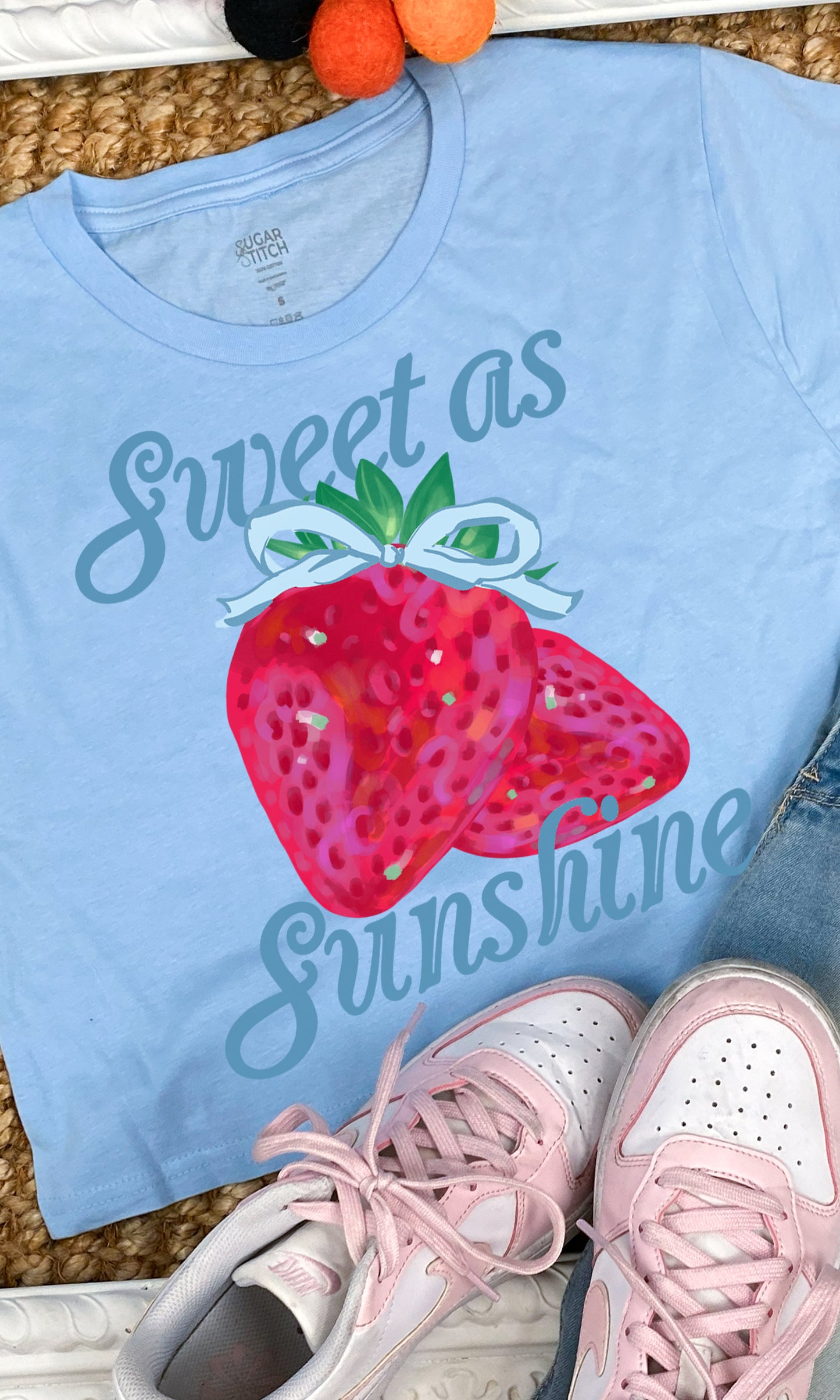 Sweet As Sunshine Graphic Crop Top