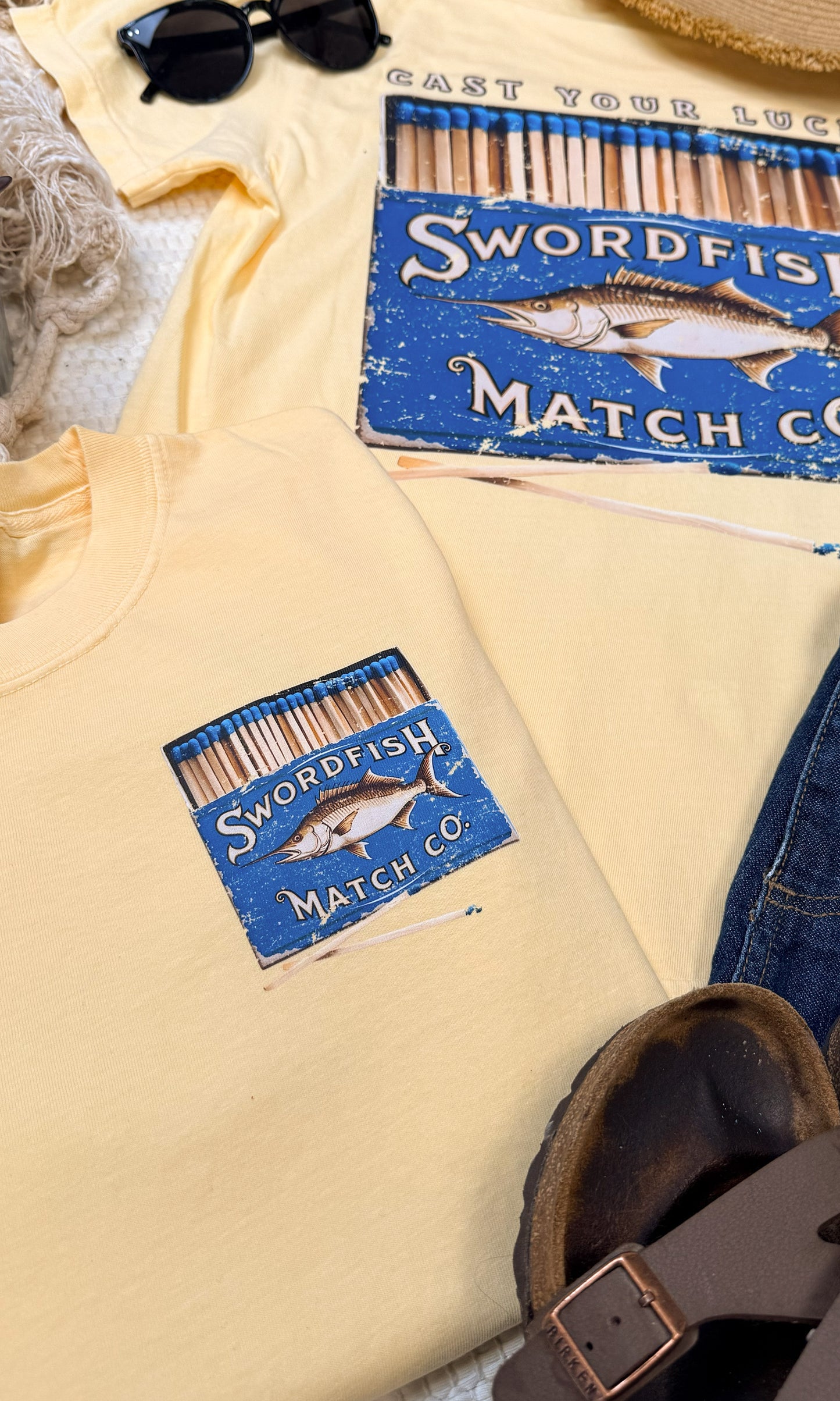 Swordfish Match Co. Comfort Color Graphic T-Shirt
