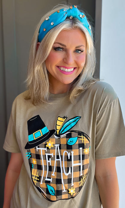 Pilgrim Teach Apple Graphic T-Shirt