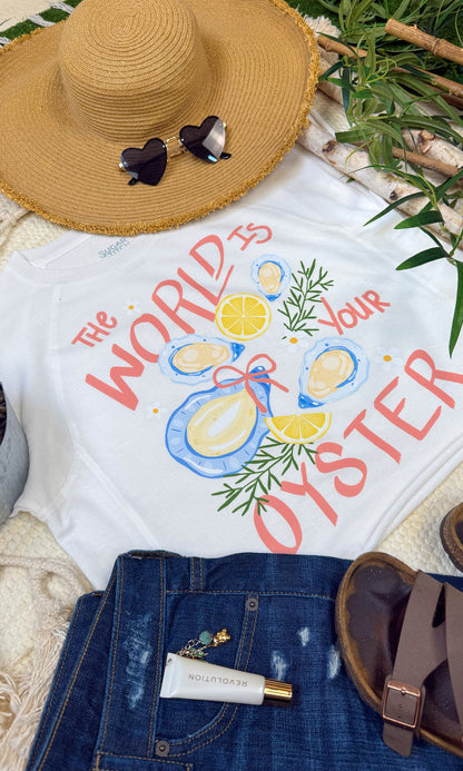 The World is Your Oyster Edgy Graphic Shirt
