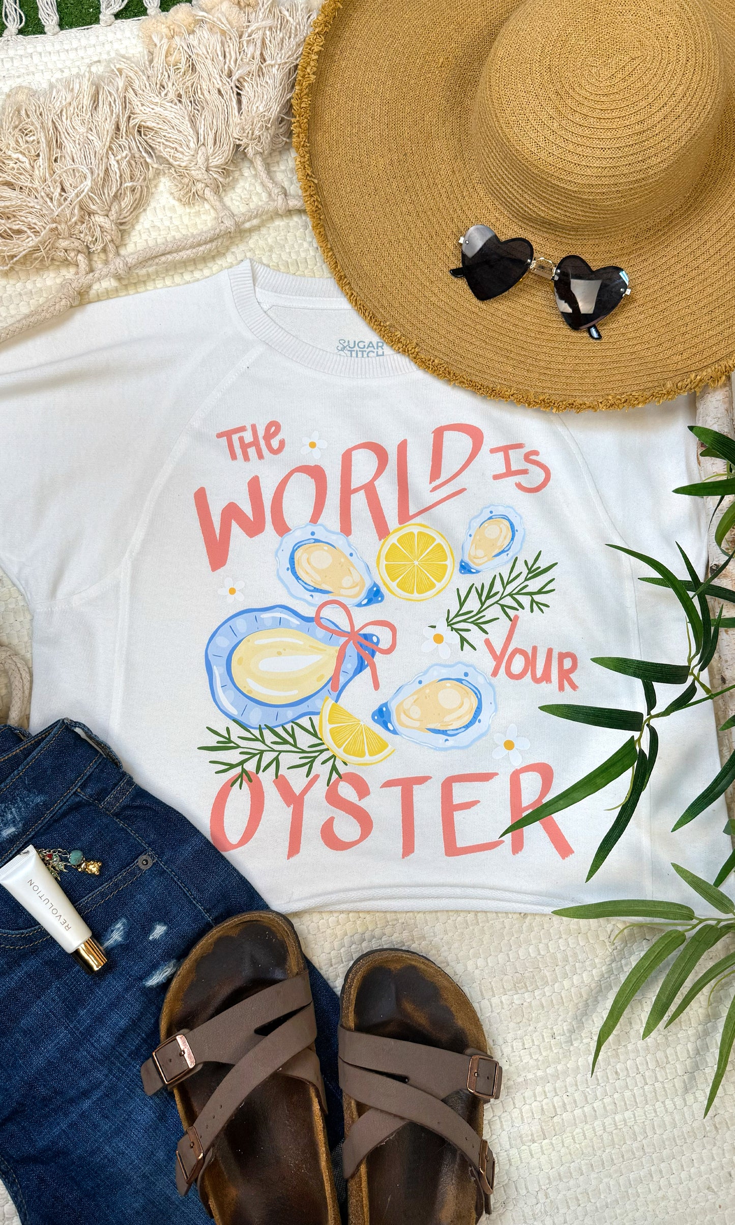 The World is Your Oyster Edgy Graphic Shirt