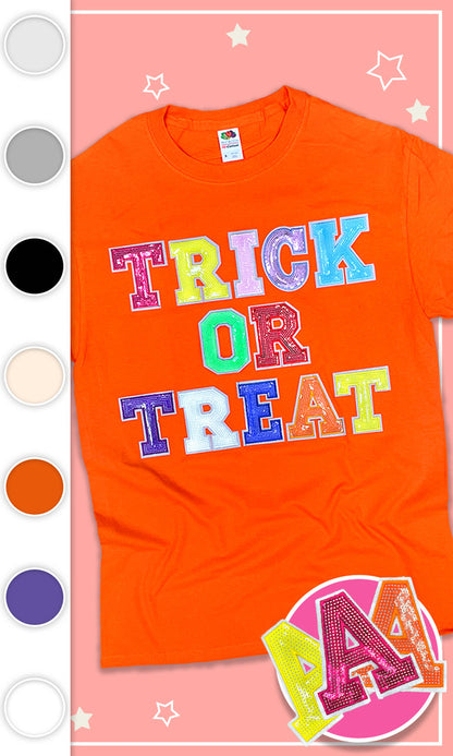 Trick or Treat Sequin Graphic T-Shirt