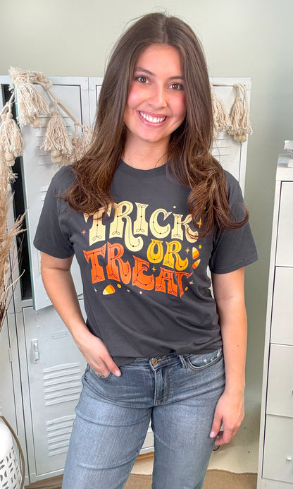 Trick or Treat Halloween Graphic Shirt