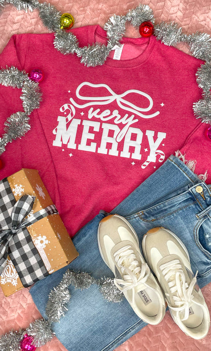 Very Merry Puff Christmas Graphic Sweatshirt
