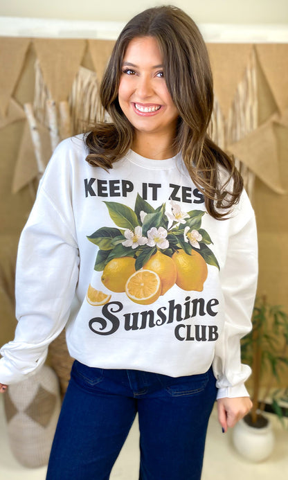 Vintage Fruit Graphic Sweatshirt